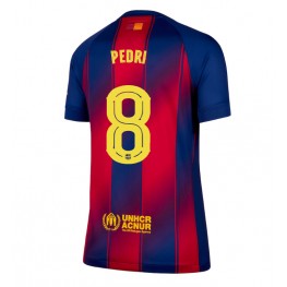 Barcelona Pedri Gonzalez #8 Thuis tenue Dames 2025-26 Korte Mouw